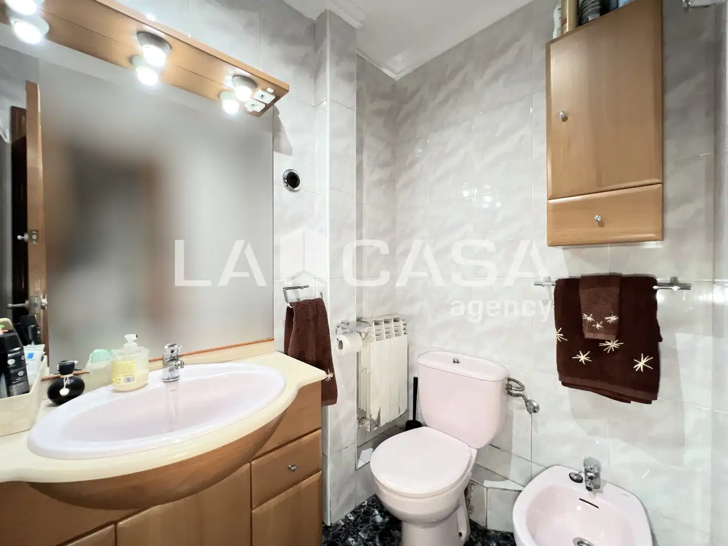 Badezimmer von Wohnung zum Verkauf in Badalona mit Heizung
