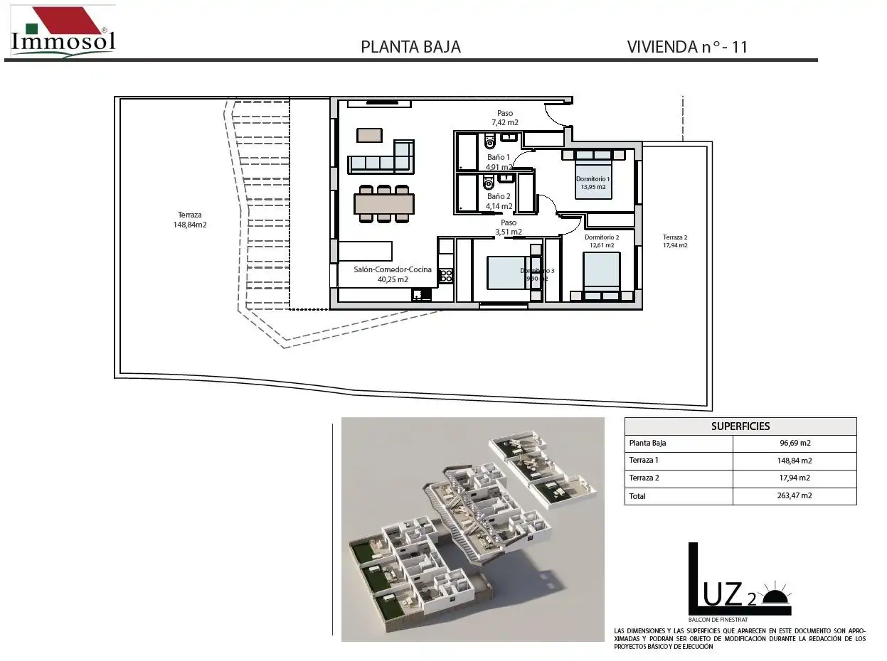 Bungalow amb piscina en venda a Balcón de Finestrat - Terra Marina, imagen 11