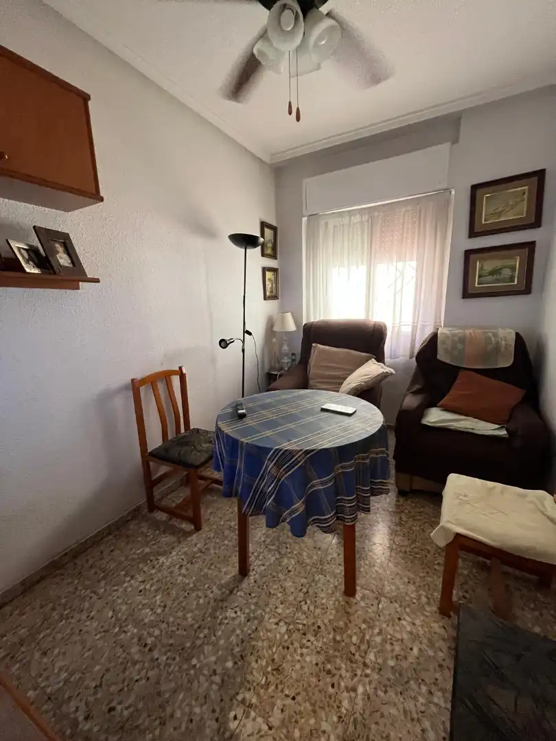 Living room of Flat for sale in Elda  with Air Conditioner and Furnished