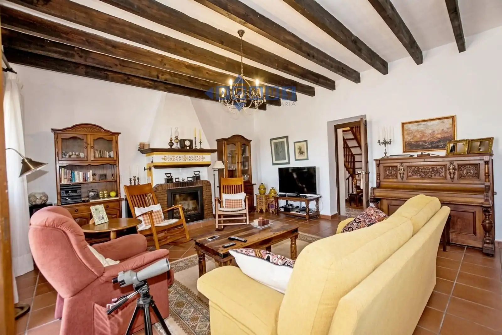Sala de estar de Finca rústica en venta en Ronda con Calefacción, Jardín privado y Terraza