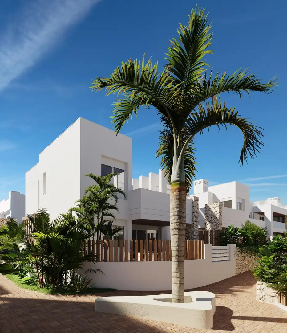 Vista exterior de Apartamento en venta en Pulpí con Jardín privado, Terraza y Balcón