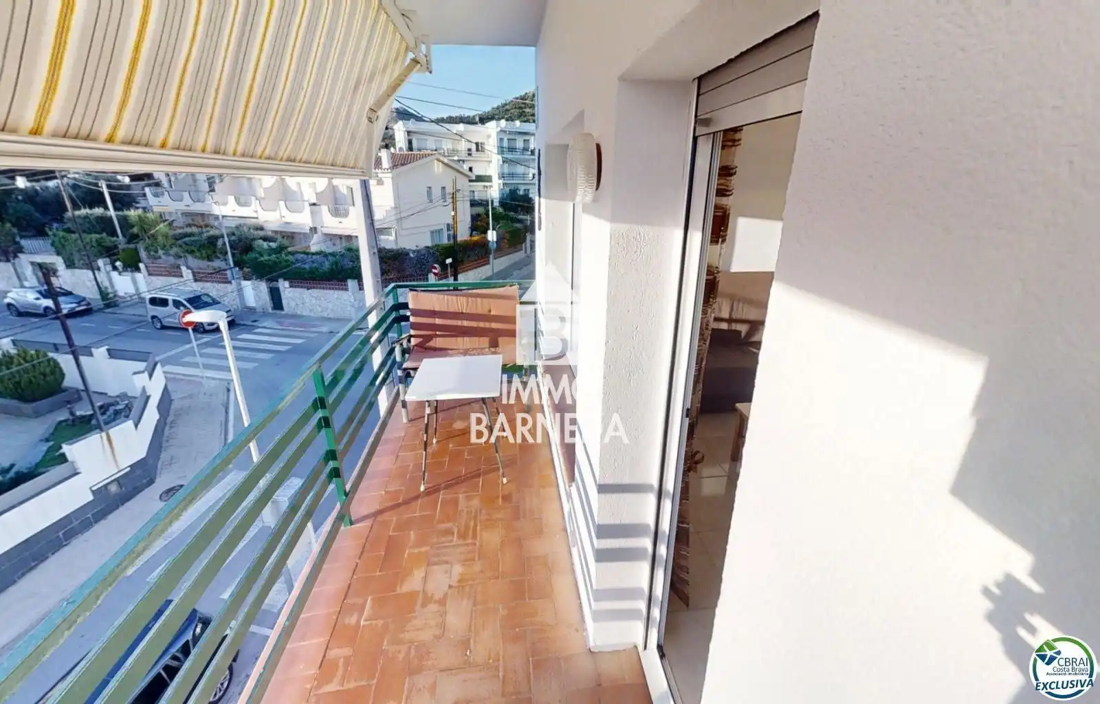 Balcony of Flat for sale in Roses  with Heating, Terrace and Swimming Pool
