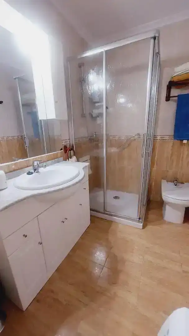 Bathroom of Flat for rent in Oviedo   with Parquet flooring, Washing machine and Microwave