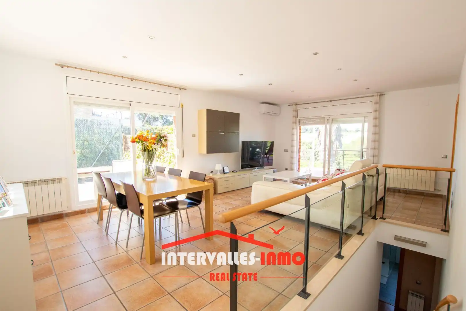 Sala de estar de Casa o chalet en venta en Caldes de Montbui con Aire acondicionado, Calefacción y Jardín privado