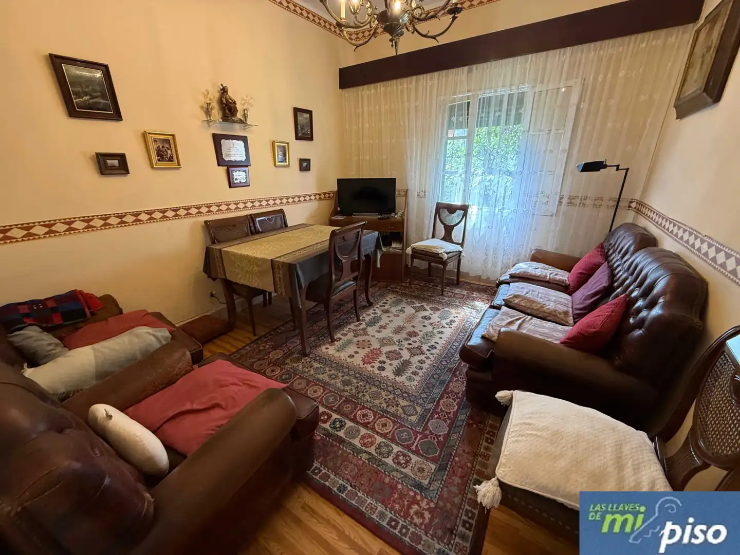 Sala de estar de Casa o chalet en venta en Valladolid con Jardín privado, Parquet y Terraza