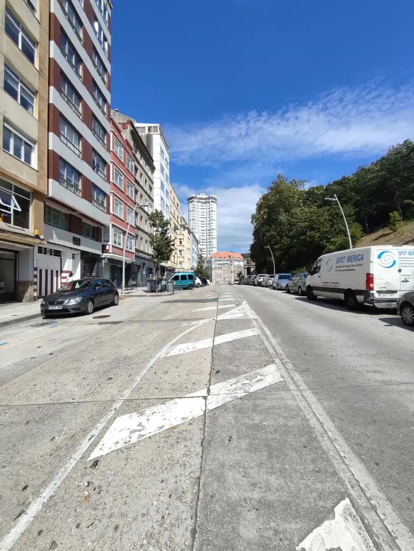 Vista exterior de Piso en venta en A Coruña Capital  con Parquet, Terraza y Horno