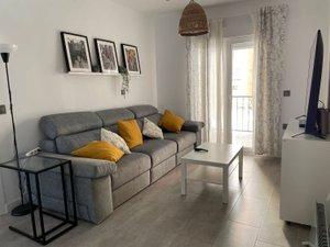 Living room of Flat to rent in Badajoz Capital  with Terrace, Furnished and Oven