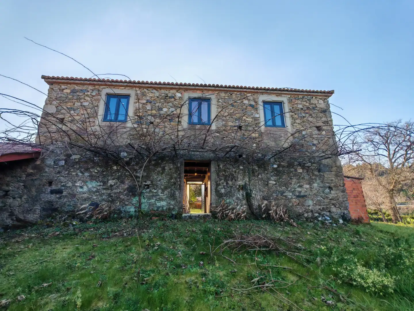 Vista exterior de Casa o chalet en venta en Santiso con Jardín privado, Trastero y Horno