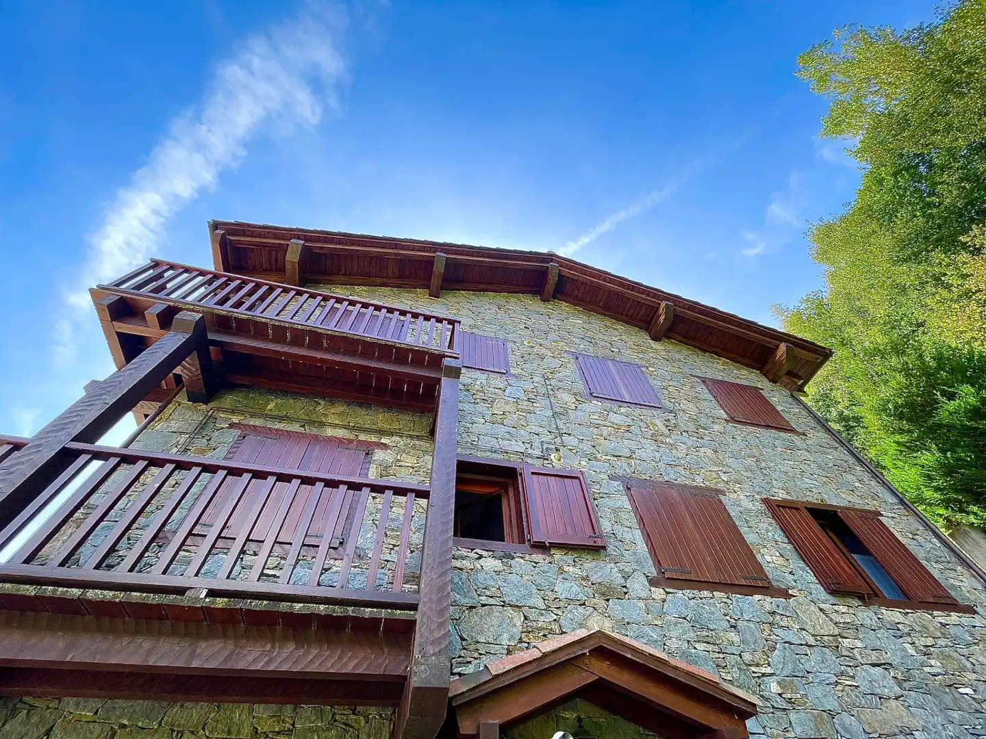Exterior view of Duplexes for sale in Setcases  with Heating, Parquet flooring and Furnished
