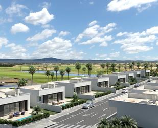 Vista exterior de Casa o xalet en venda en Alhama de Murcia amb Aire condicionat, Terrassa i Piscina