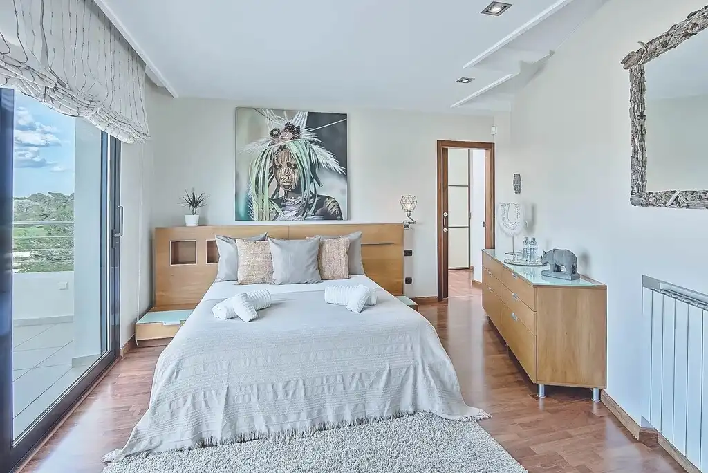 Schlafzimmer von Haus oder Chalet zum Verkauf in Sant Josep de sa Talaia mit Privatgarten, Terrasse und Schwimmbad