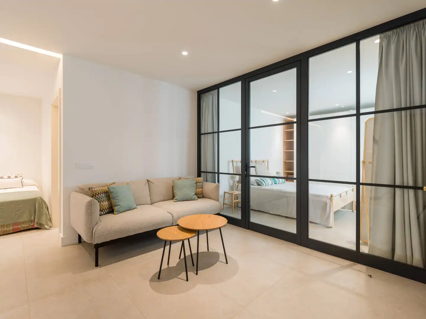 Sala de estar de Piso de alquiler en Las Palmas de Gran Canaria con Jardín privado y Terraza