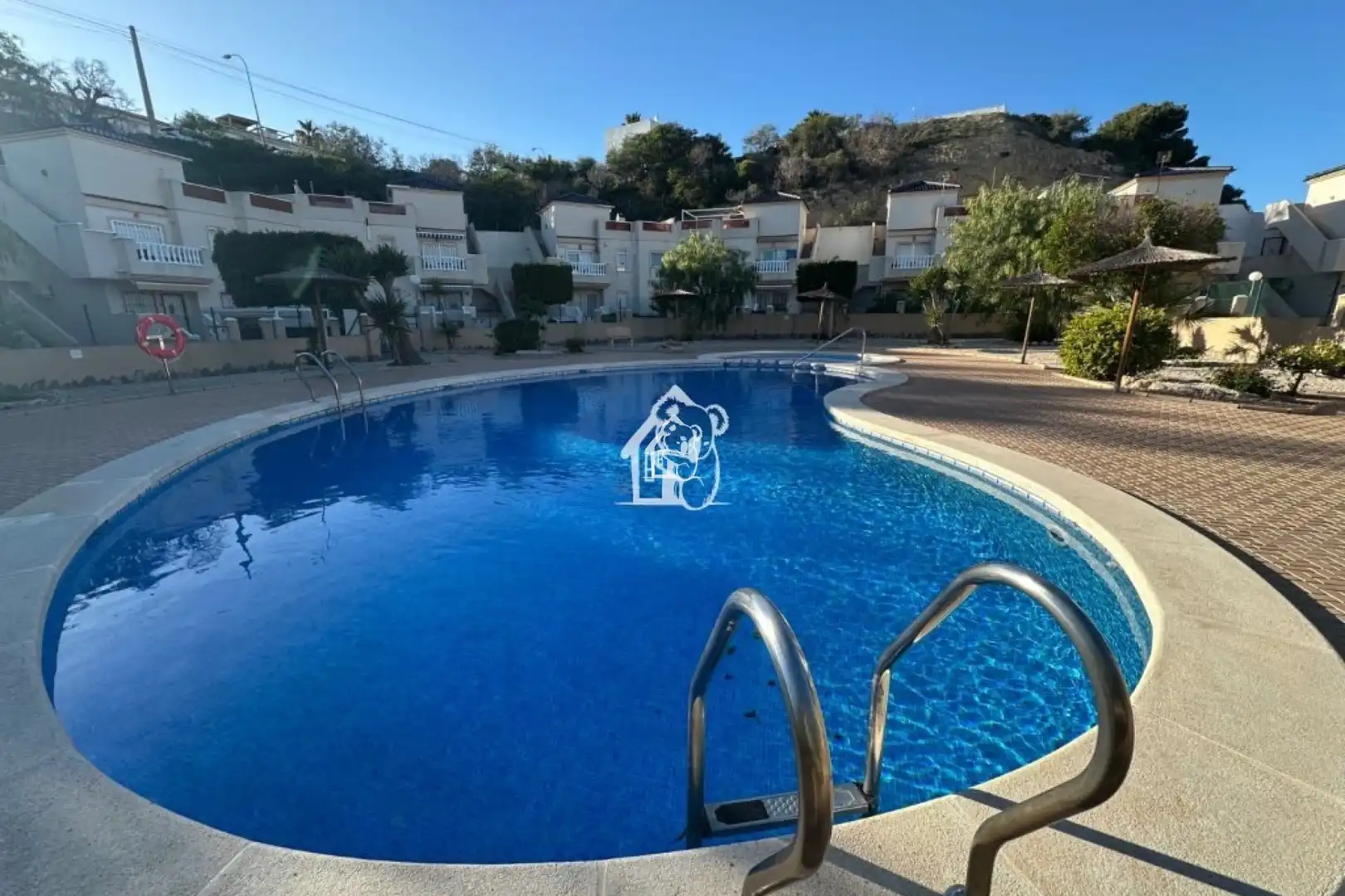 Schwimmbecken von Wohnung zur Miete in Rojales mit Klimaanlage, Privatgarten und Terrasse