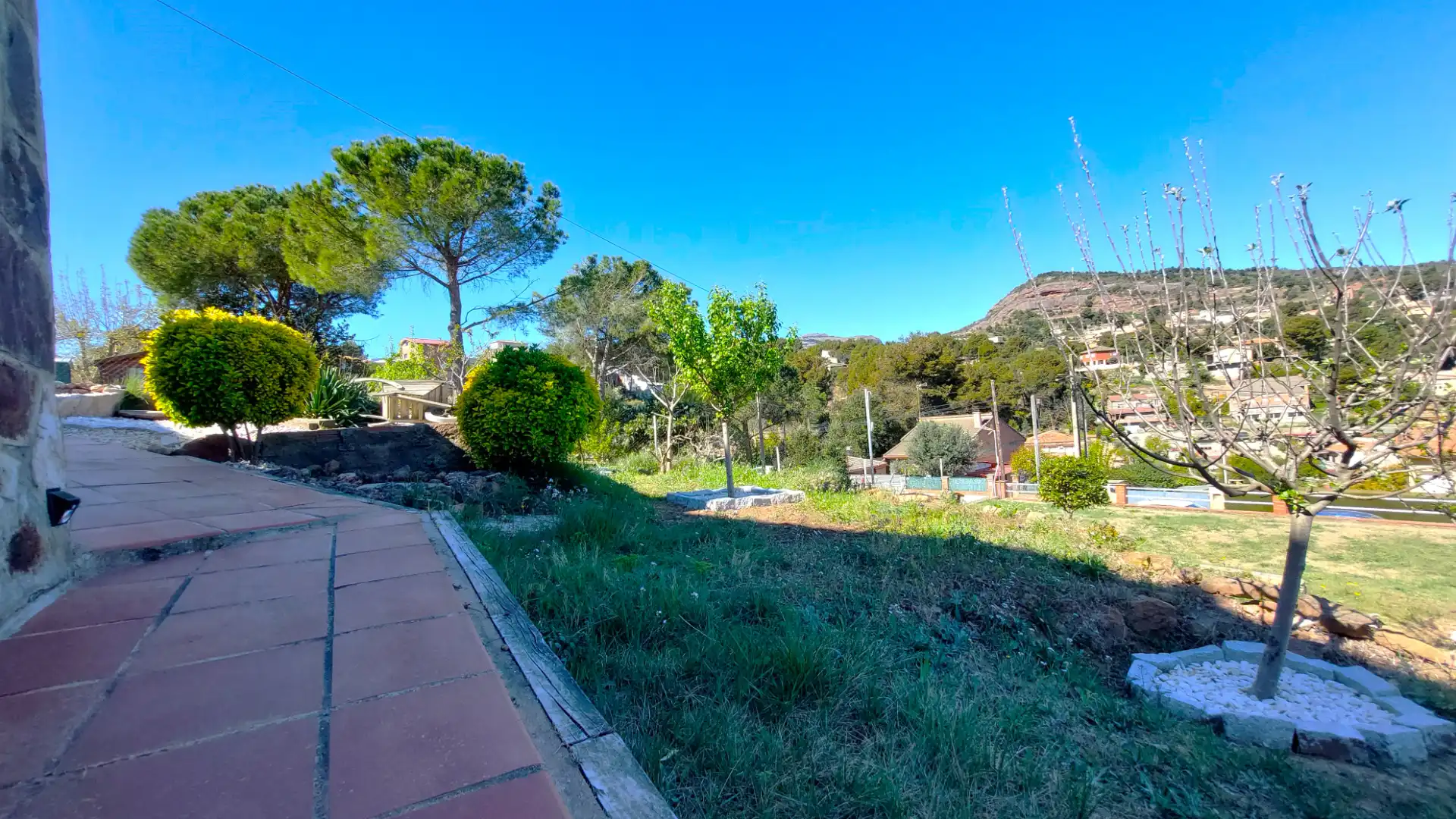 Vista exterior de Casa o xalet en venda en Sant Llorenç Savall amb Calefacció, Jardí privat i Terrassa