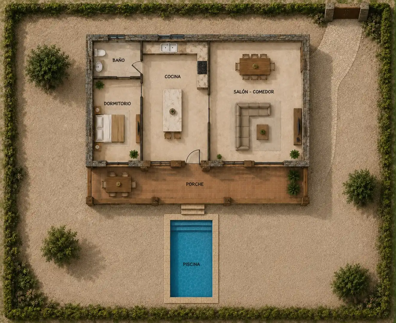 Finca rústica en venda en Argamasilla de Alba amb Jardí privat, Piscina i Moblat