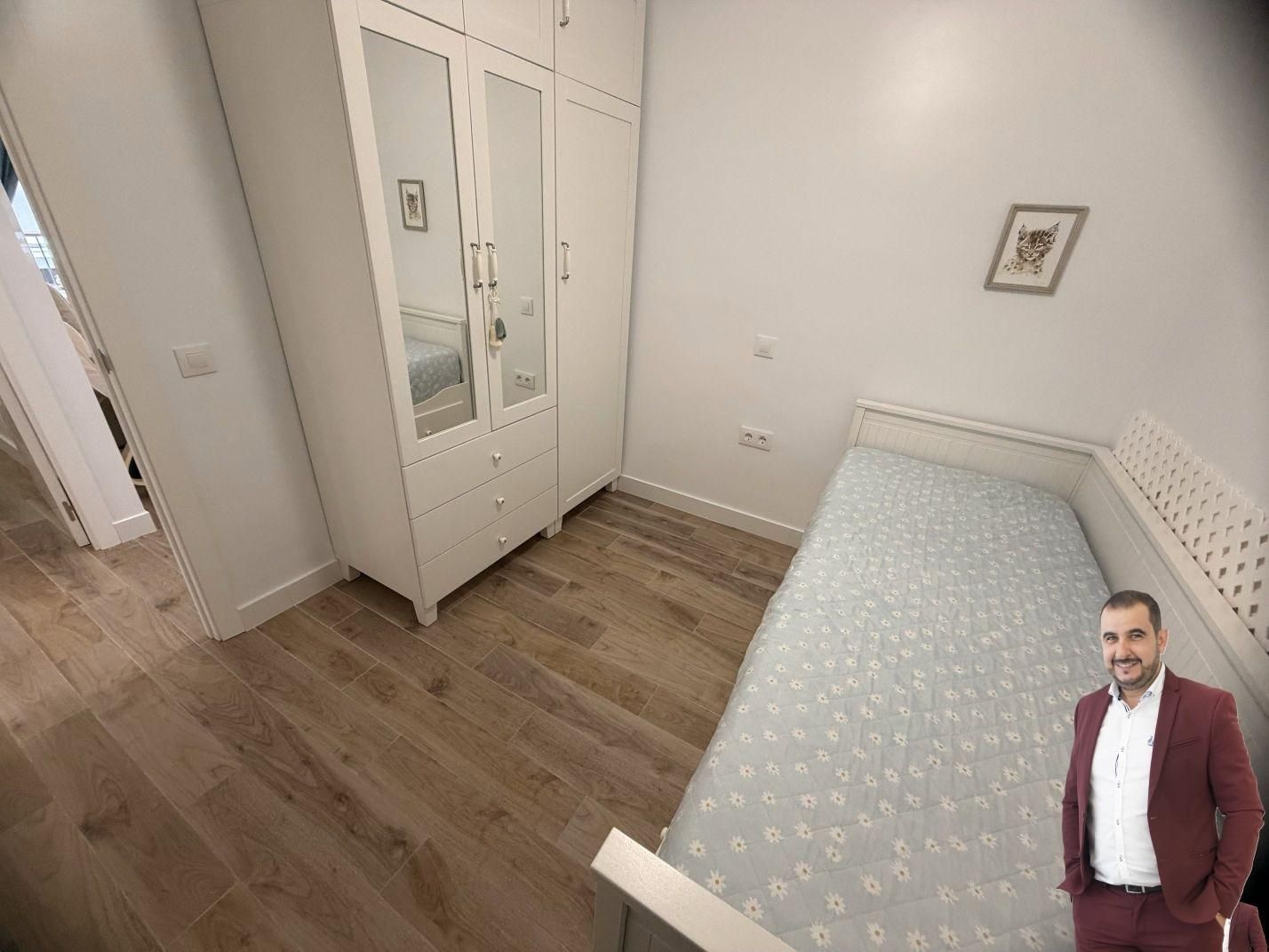 Bedroom of Flat for sale in Chipiona  with Air Conditioner, Terrace and Alarm