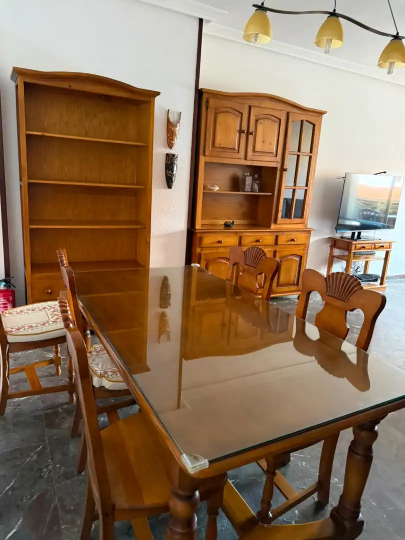 Esszimmer von Wohnung zur Miete in Linares mit Klimaanlage, Terrasse und Möbliert