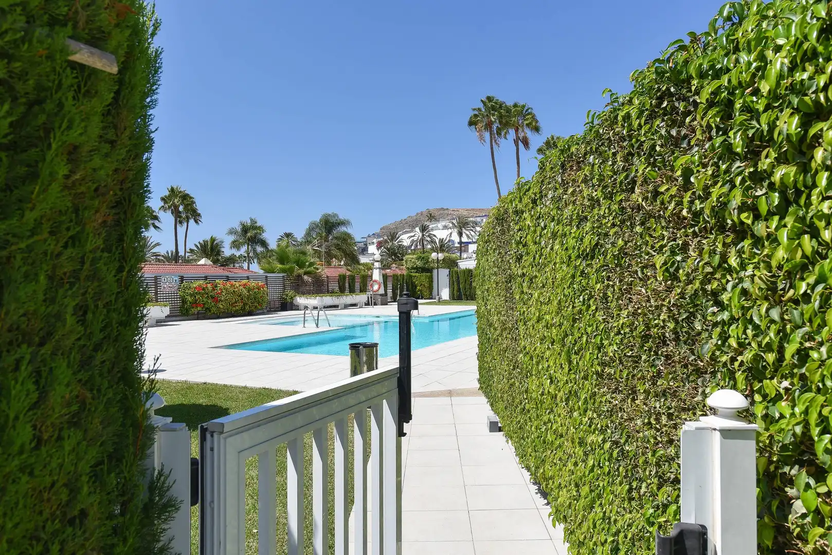 Schwimmbecken von Haus oder Chalet zur Miete in San Bartolomé de Tirajana mit Gemeinschaftspool