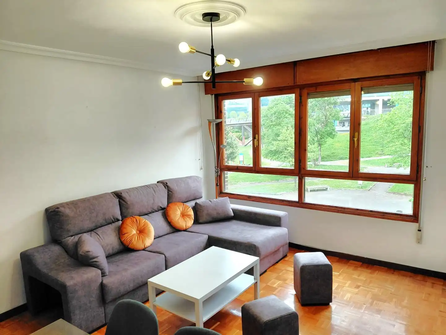 Sala de estar de Piso de alquiler en Oviedo  con Calefacción
