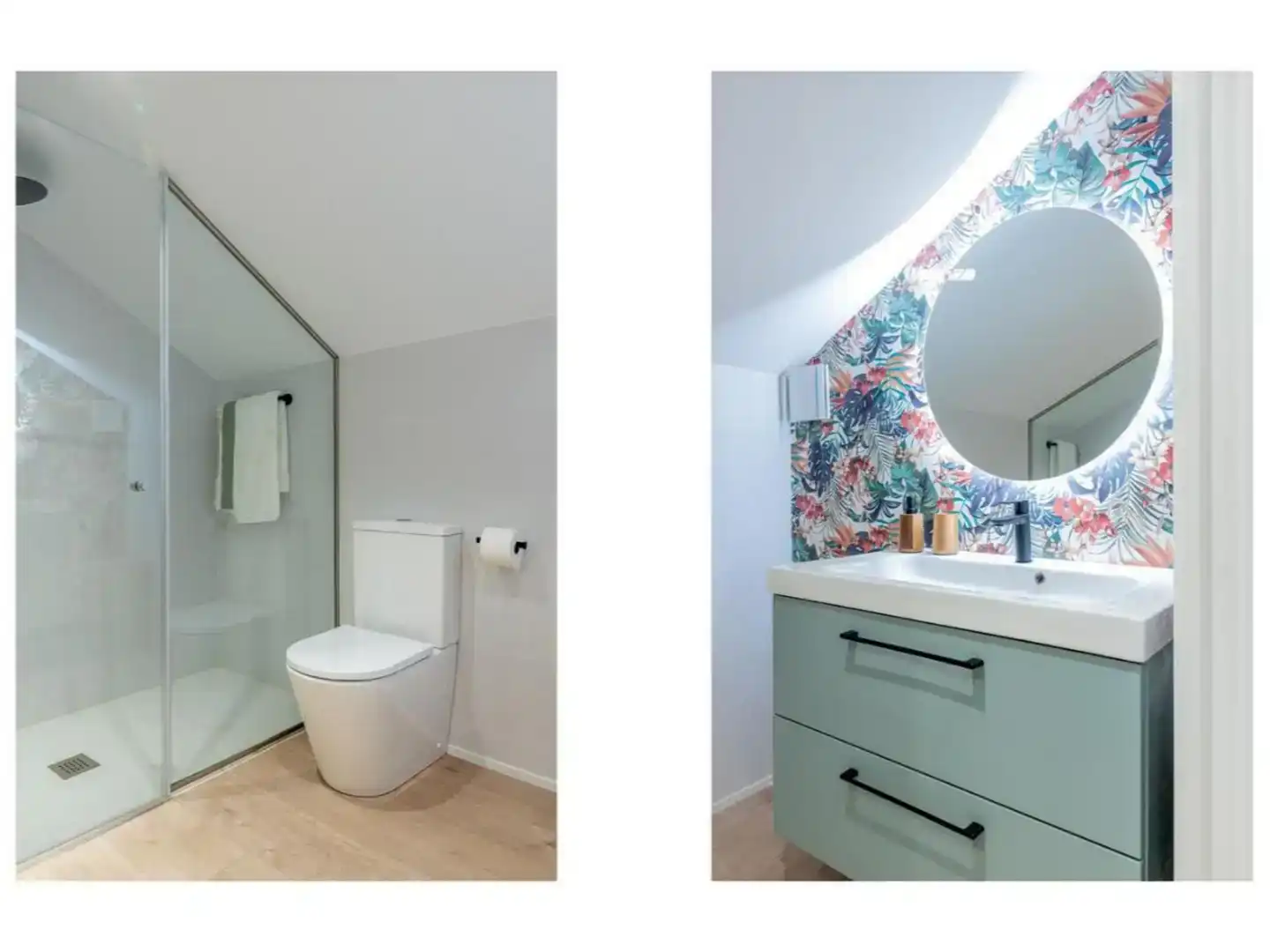 Baño de Casa o chalet de alquiler en Vilagarcía de Arousa con Aire acondicionado, Jardín privado y Amueblado