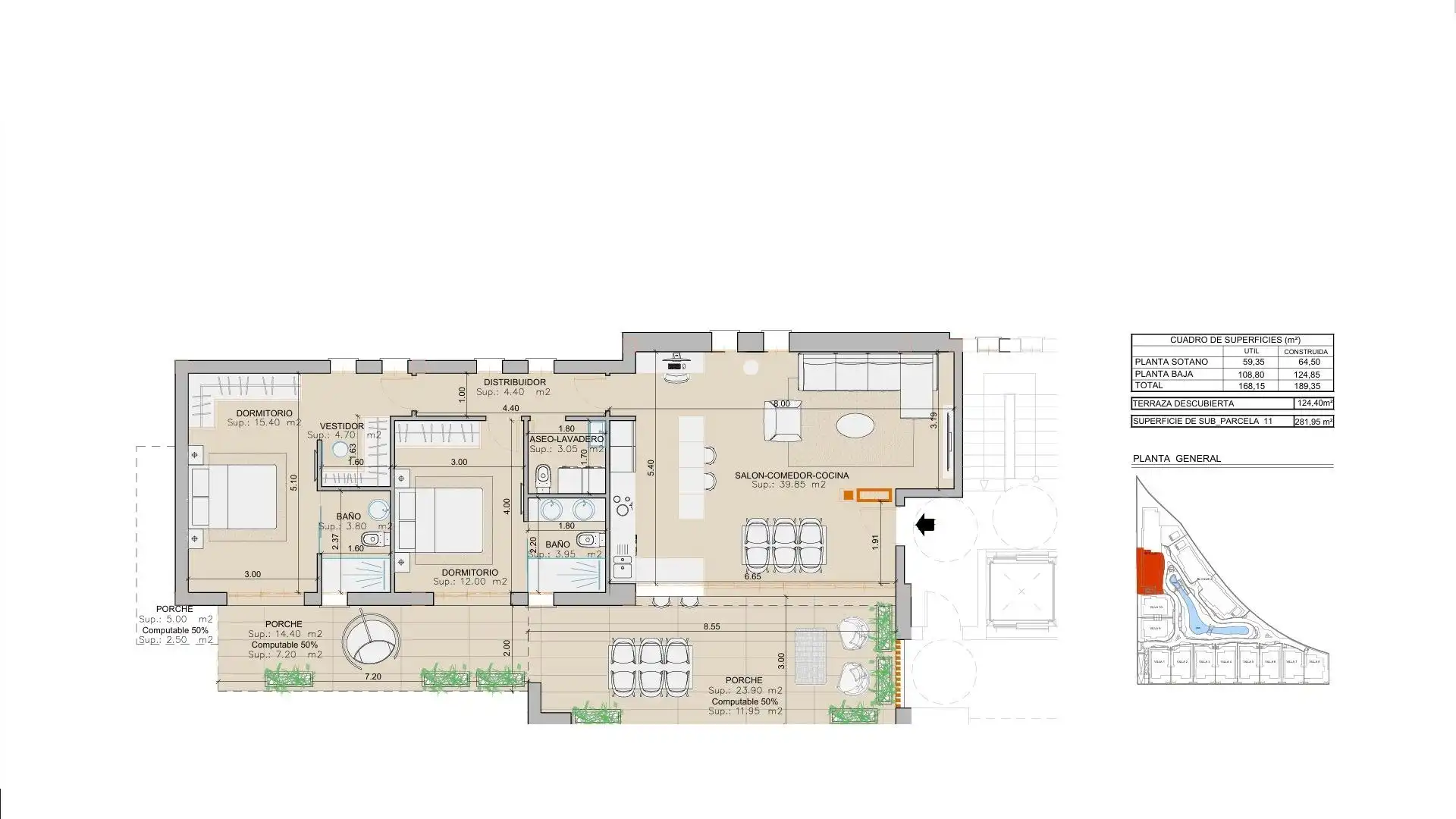 Apartament amb piscina en venda a San Juan de los Terreros, imagen 3