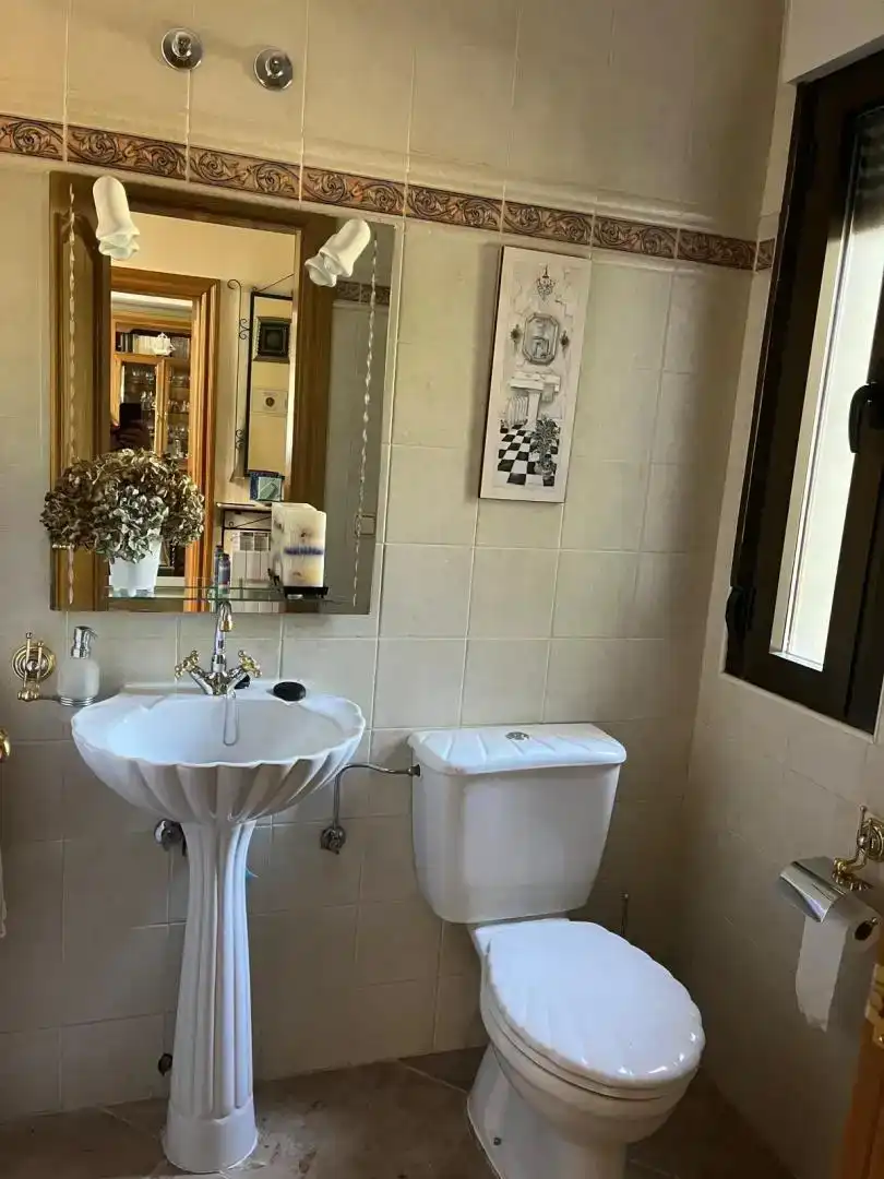 Baño de Casa o chalet en venta en La Alberca  con Jardín privado, Parquet y Amueblado