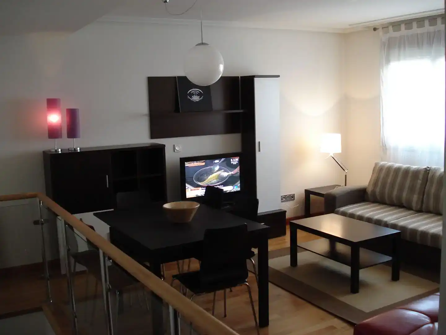 Wohnzimmer von Maisonette zur Miete in Gozón mit Parkett und Möbliert