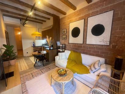 Living room of Flat for sale in  Barcelona Capital  with Air Conditioner, Heating and Terrace