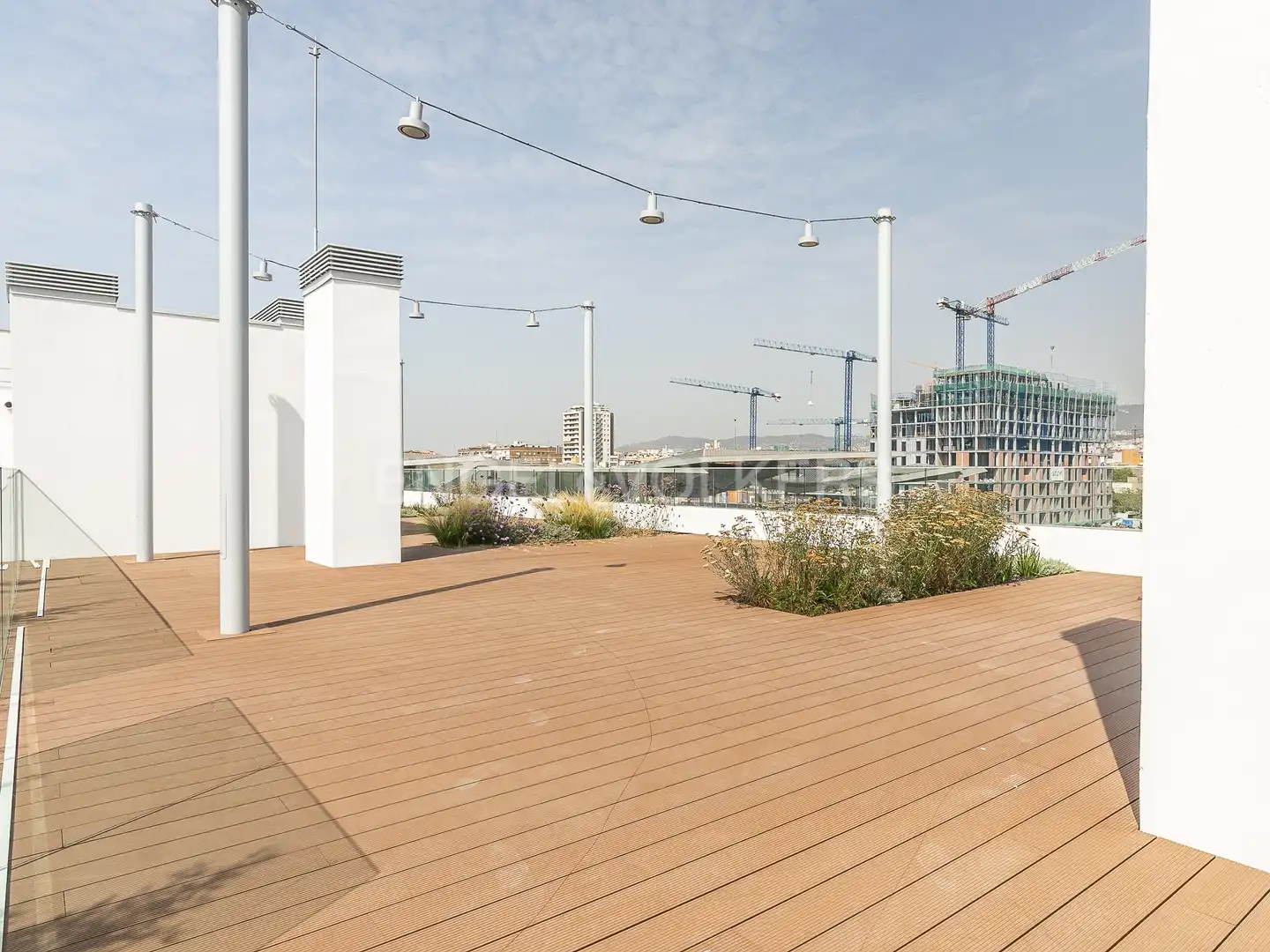 Terrasse von Wohnung zur Miete in Barcelona mit Klimaanlage, Heizung und Parkett