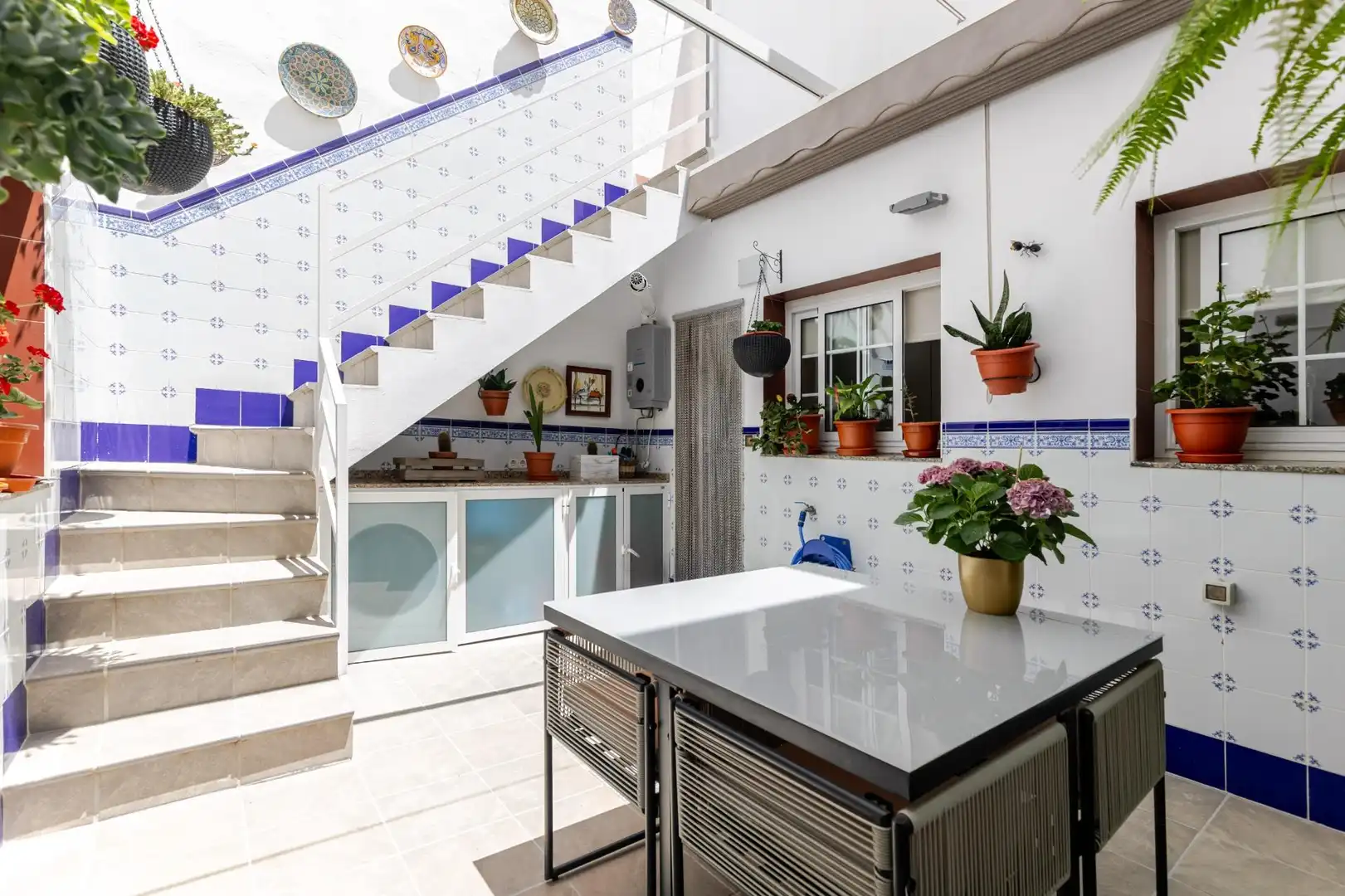 Cocina de Casa adosada en venta en Sagunto / Sagunt con Aire acondicionado, Calefacción y Terraza