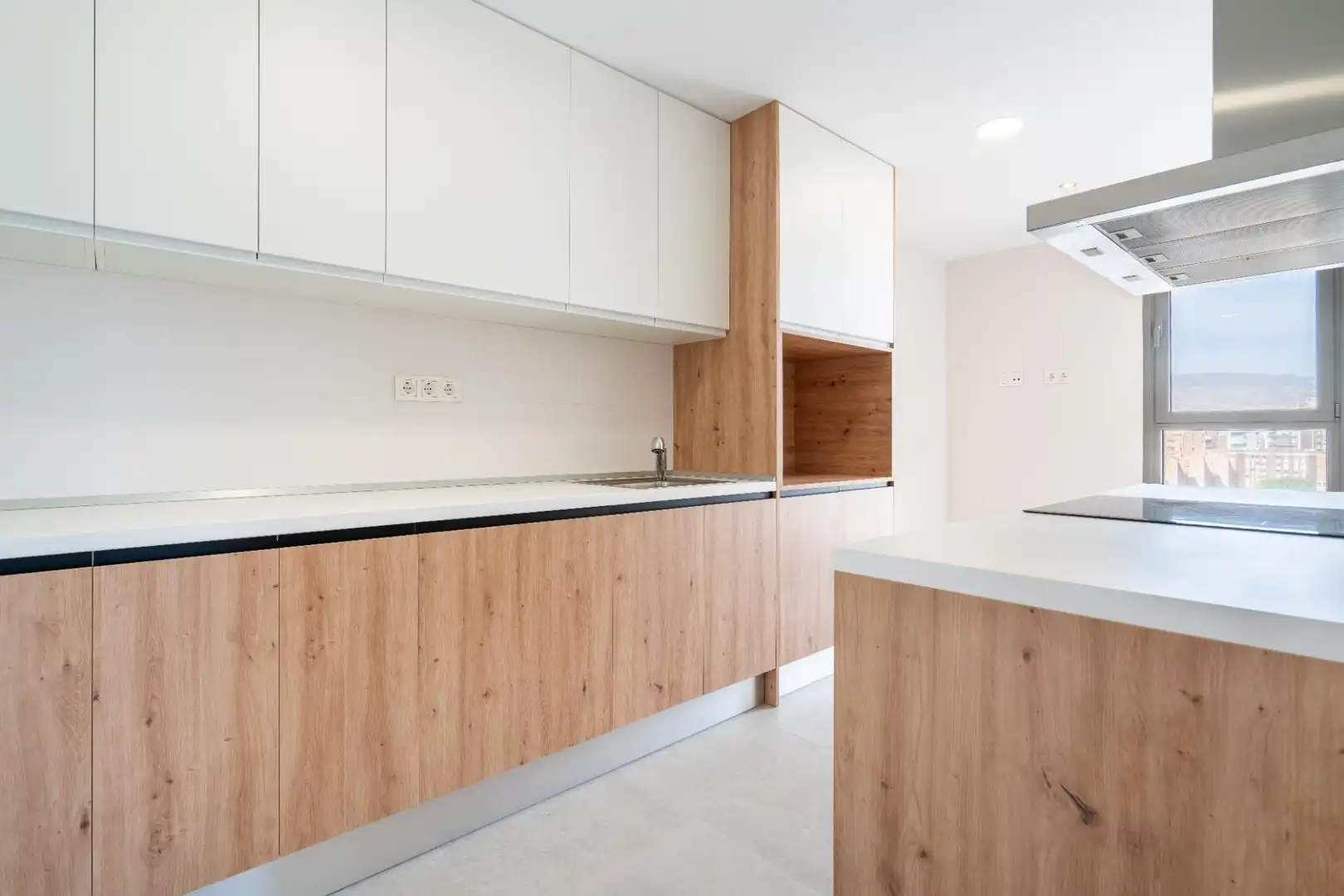 Kitchen of Flat for rent in Almería  with Air Conditioner, Heating and Private garden