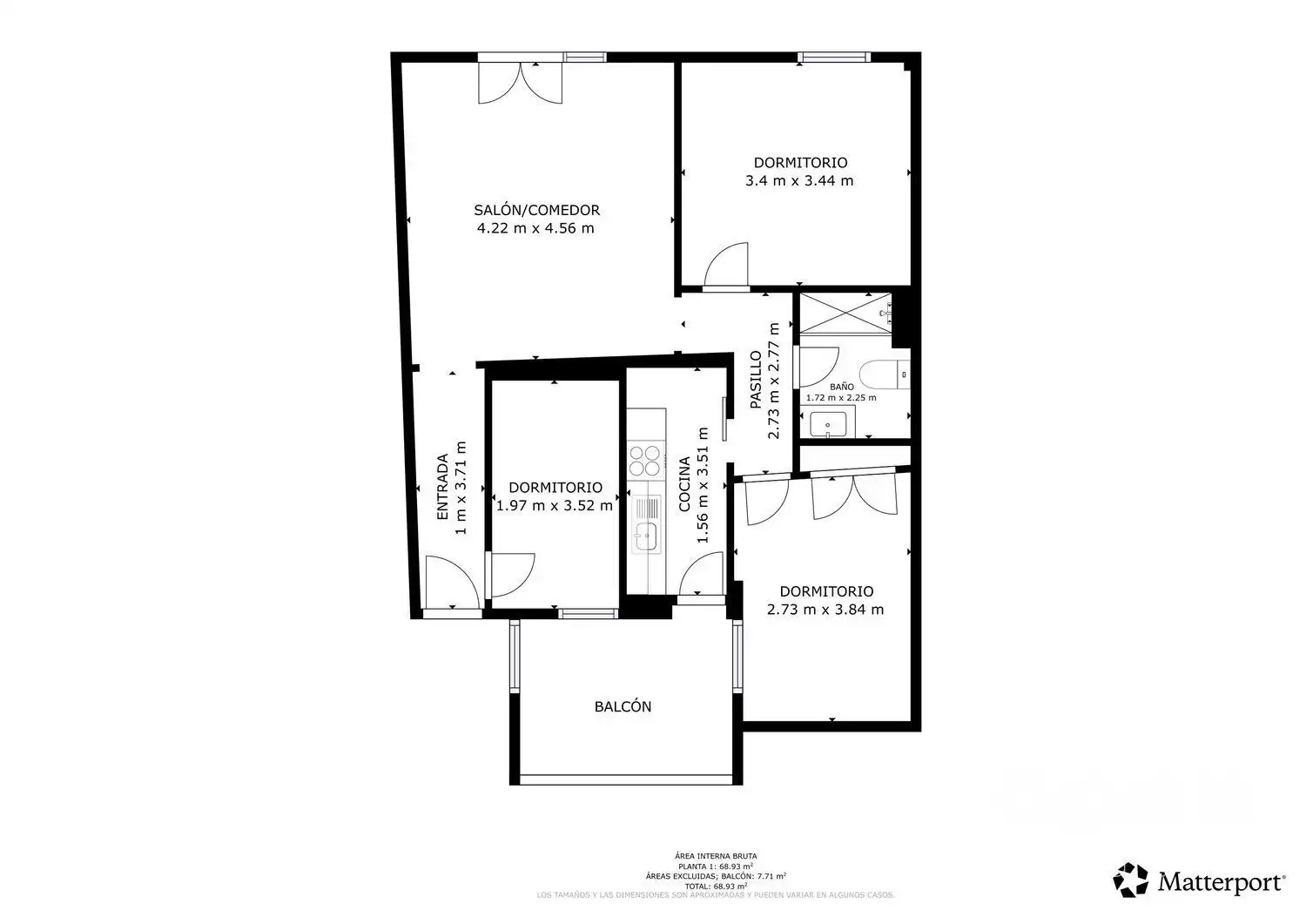 Piso en venta en Terrassa con Aire acondicionado, Parquet y Alarma
