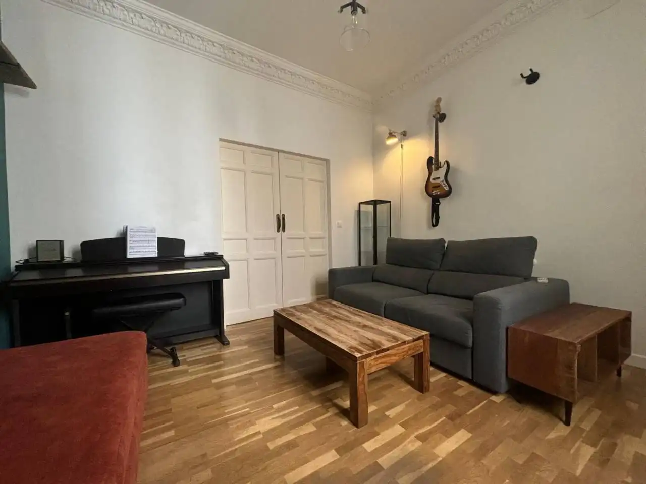 Sala d'estar de Pis en venda en Madrid amb Aire condicionat, Calefacció i Parquet
