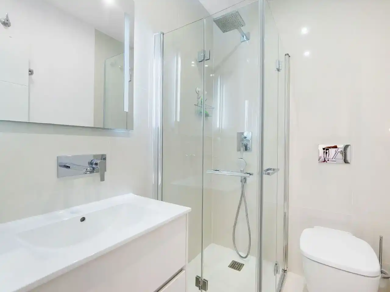 Badezimmer von Wohnungen zur Miete in Pilar de la Horadada mit Klimaanlage, Schwimmbad und Möbliert