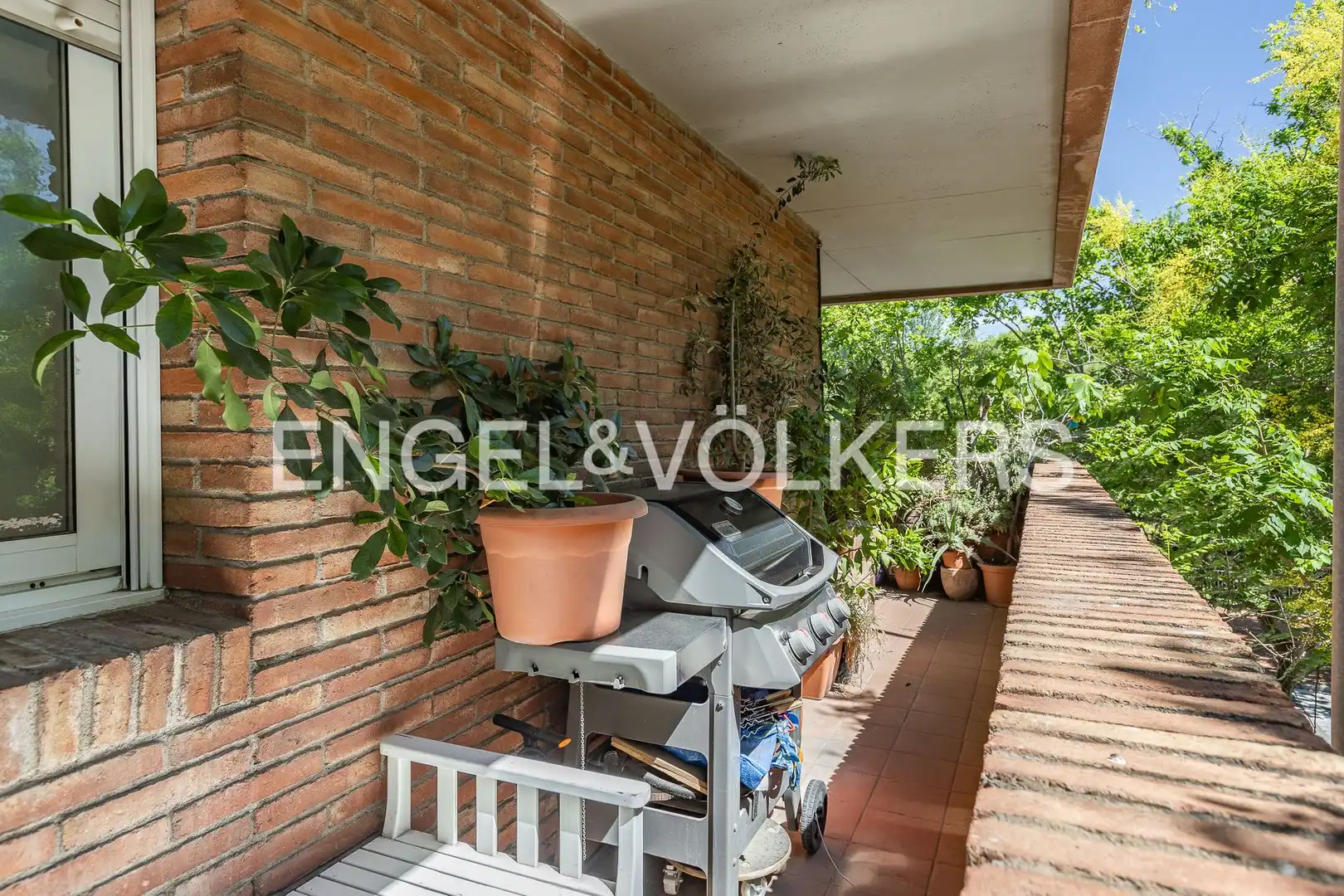 Terrace of Flat for sale in Sant Cugat del Vallès  with Air Conditioner, Heating and Private garden