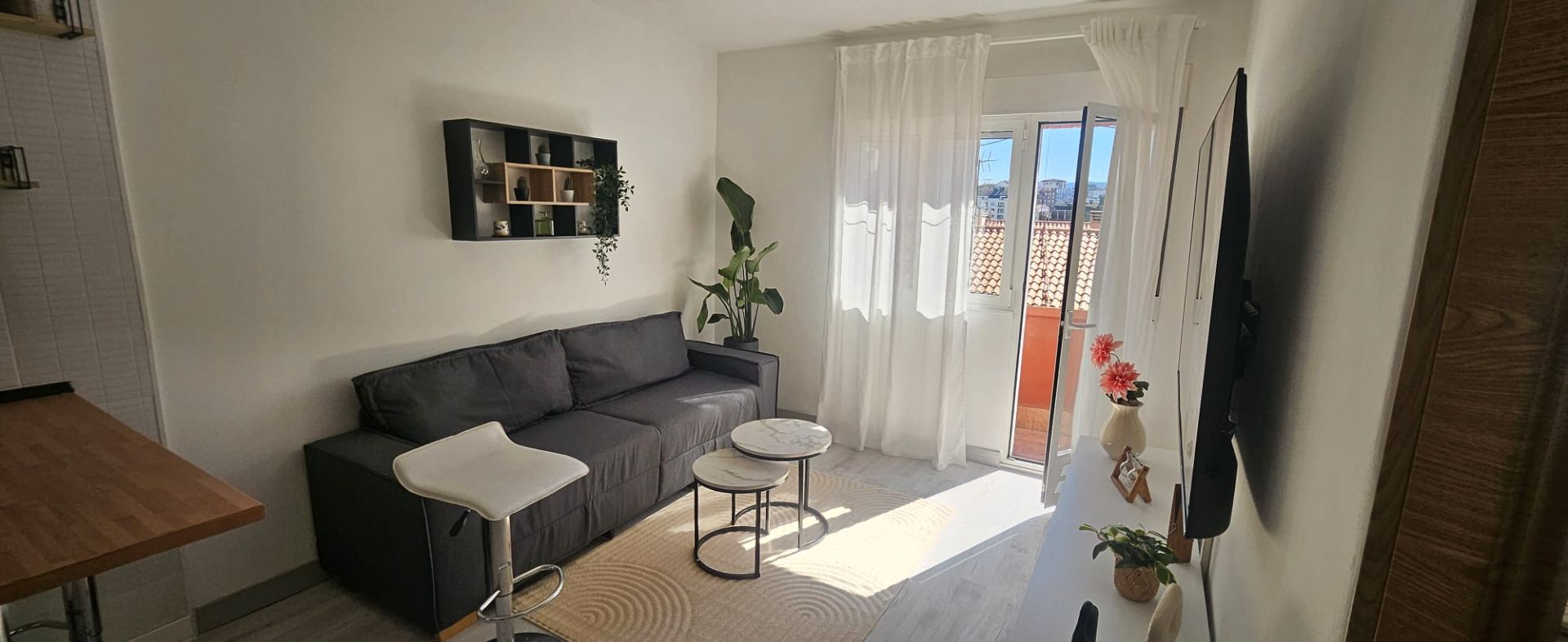 Wohnzimmer von Wohnungen zur Miete in Avilés mit Terrasse und Möbliert