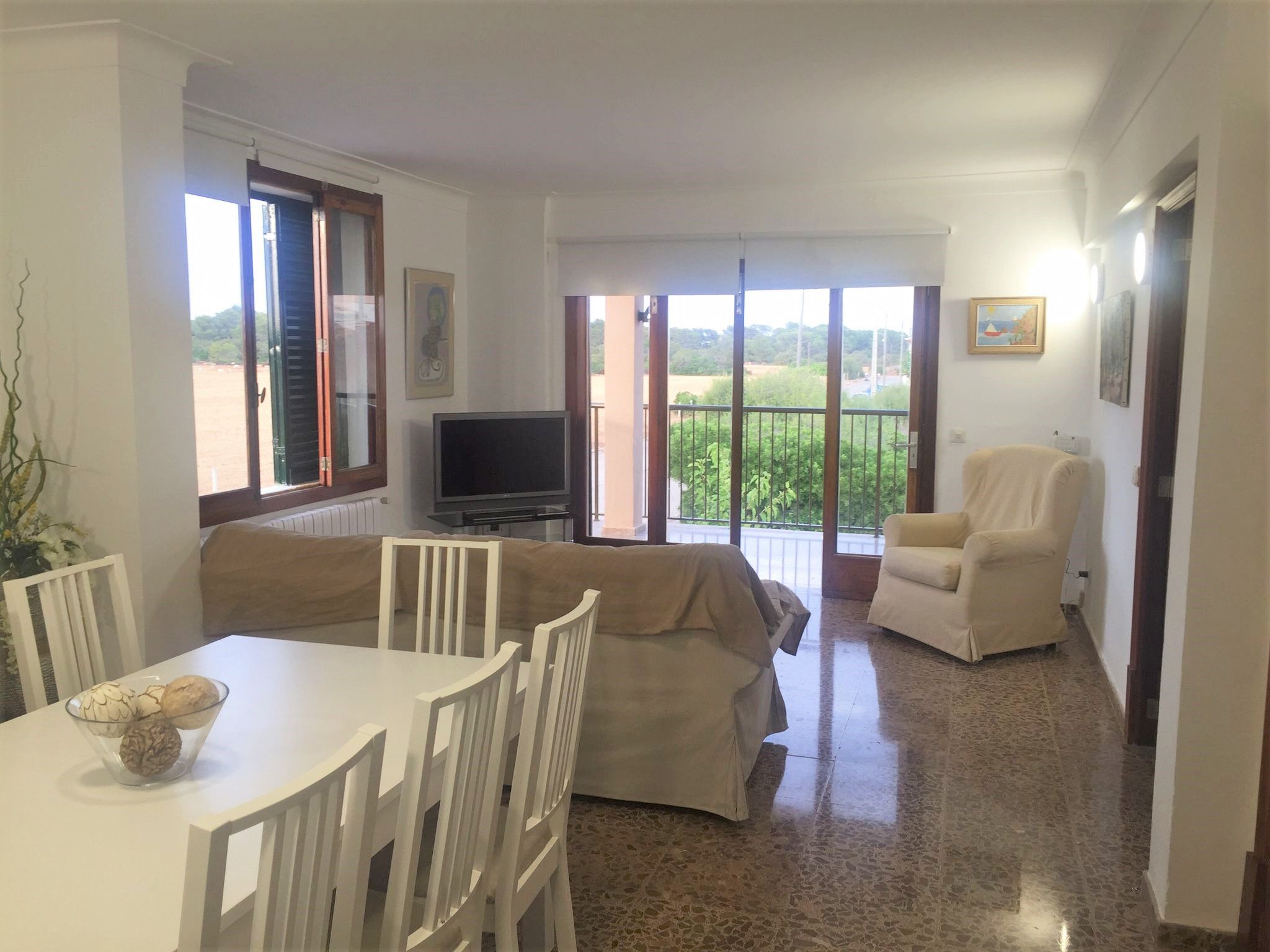 Sala d'estar de Casa adosada en venda en Llucmajor amb Moblat