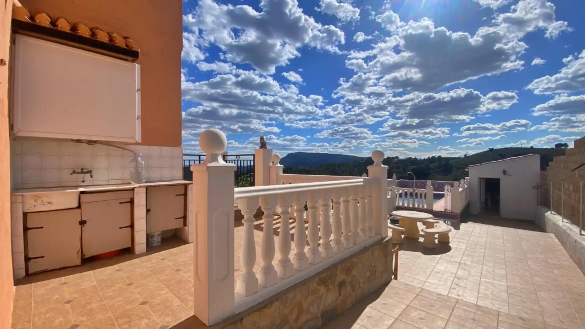 Terrassa de Casa o xalet en venda en Aledo amb Jardí privat, Terrassa i Traster