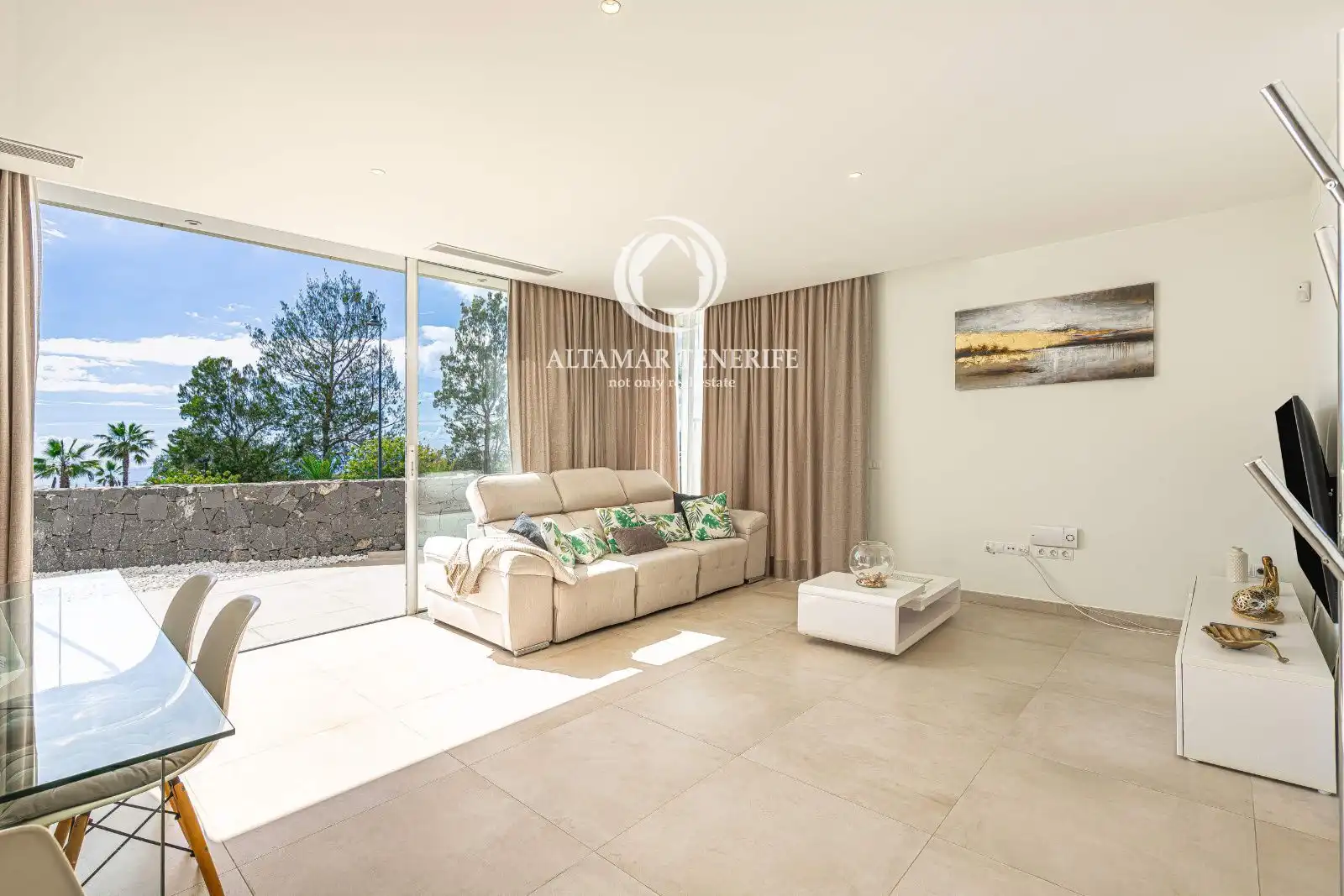 Sala de estar de Casa o chalet de alquiler en Guía de Isora con Terraza, Trastero y Piscina