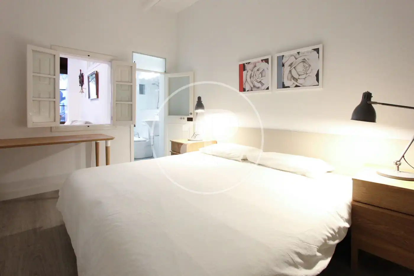 Schlafzimmer von Wohnung zum Verkauf in  Palma de Mallorca mit Klimaanlage, Heizung und Privatgarten