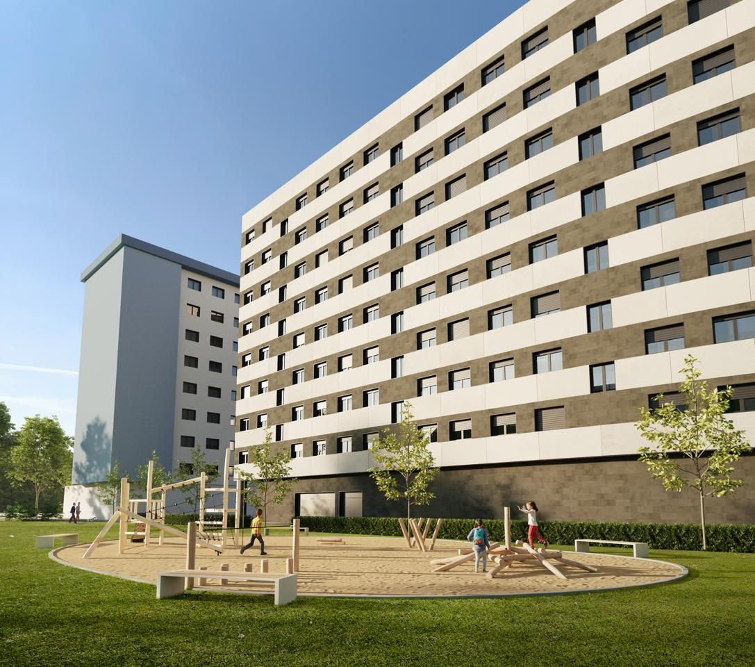 Vista exterior de Piso en venta en Ermua con Terraza