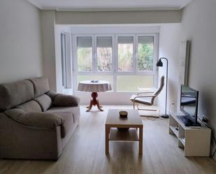 Living room of Flat to rent in Bilbao   with Heating, Parquet flooring and Furnished