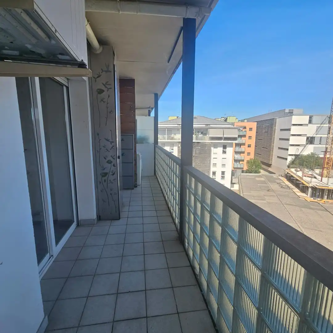 Balcony of Duplexes for sale in Girona  with Air Conditioner, Heating and Swimming Pool
