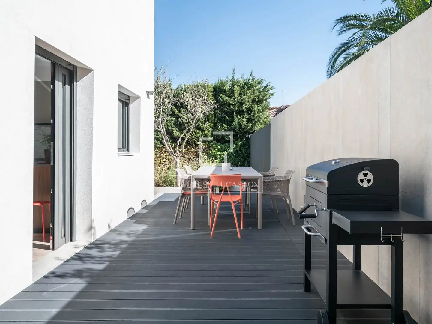 Terrasse von Haus oder Chalet zum Verkauf in La Moraleja mit Klimaanlage, Heizung und Privatgarten