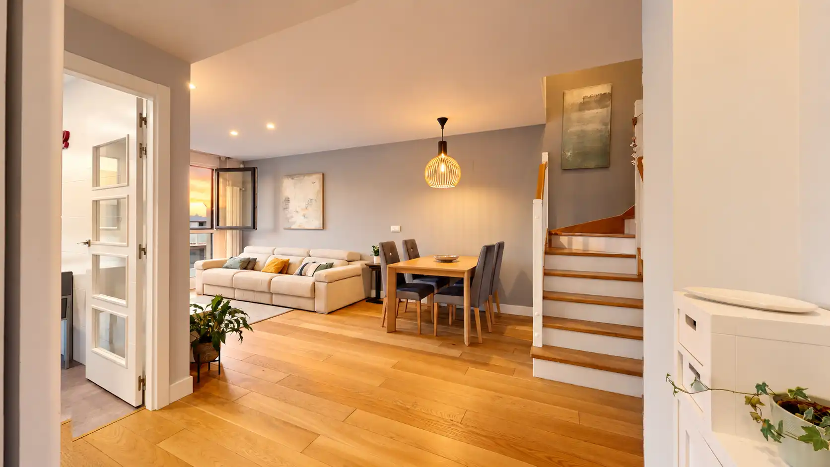 Sala de estar de Piso en venta en Deusto
