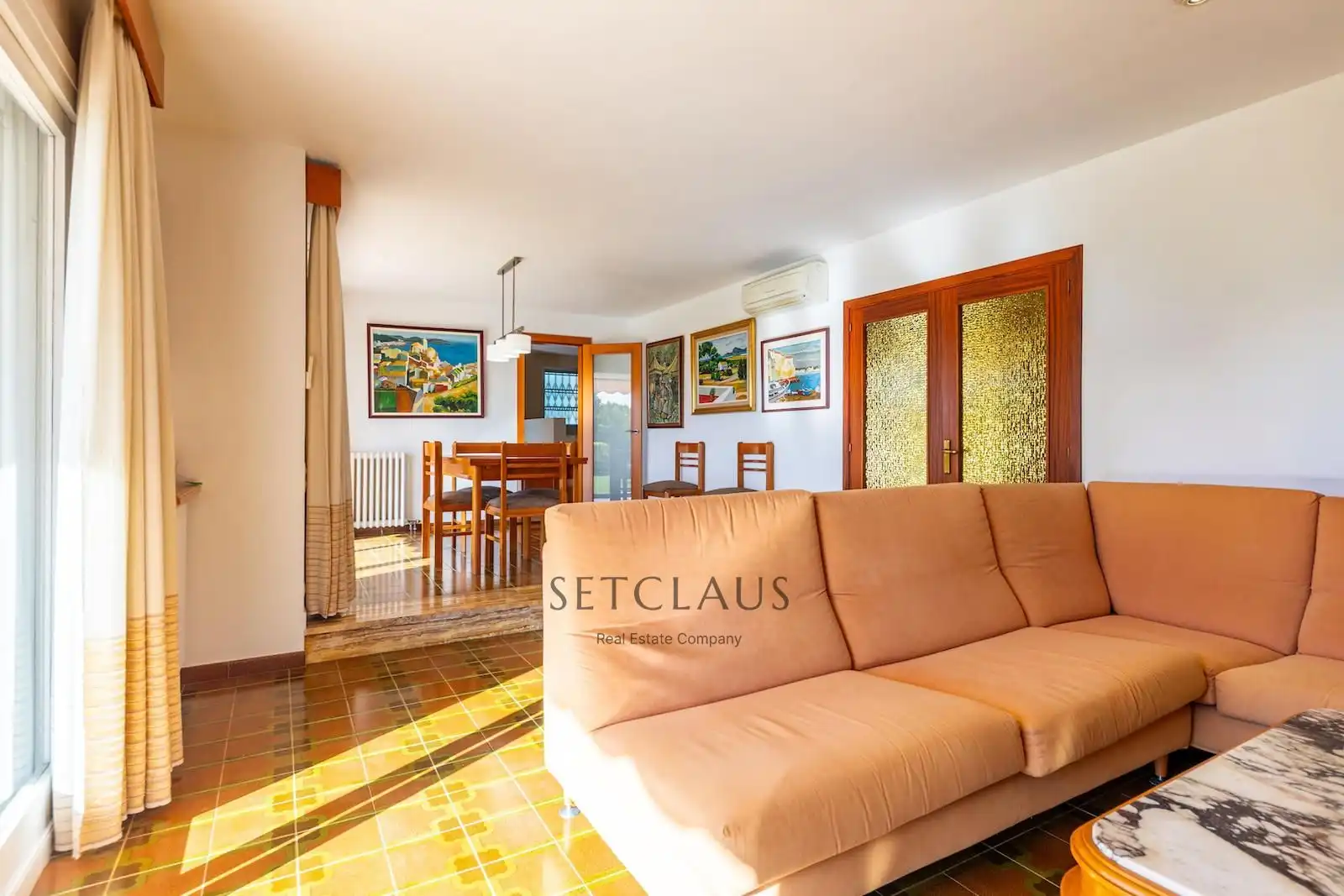 Living room of Houses for sale in Mataró  with Air Conditioner, Heating and Terrace
