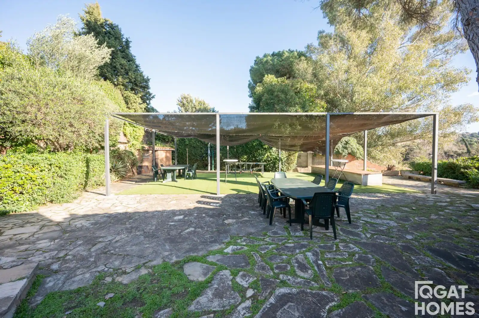 Garden of Houses for sale in Sant Cugat del Vallès  with Air Conditioner, Heating and Alarm