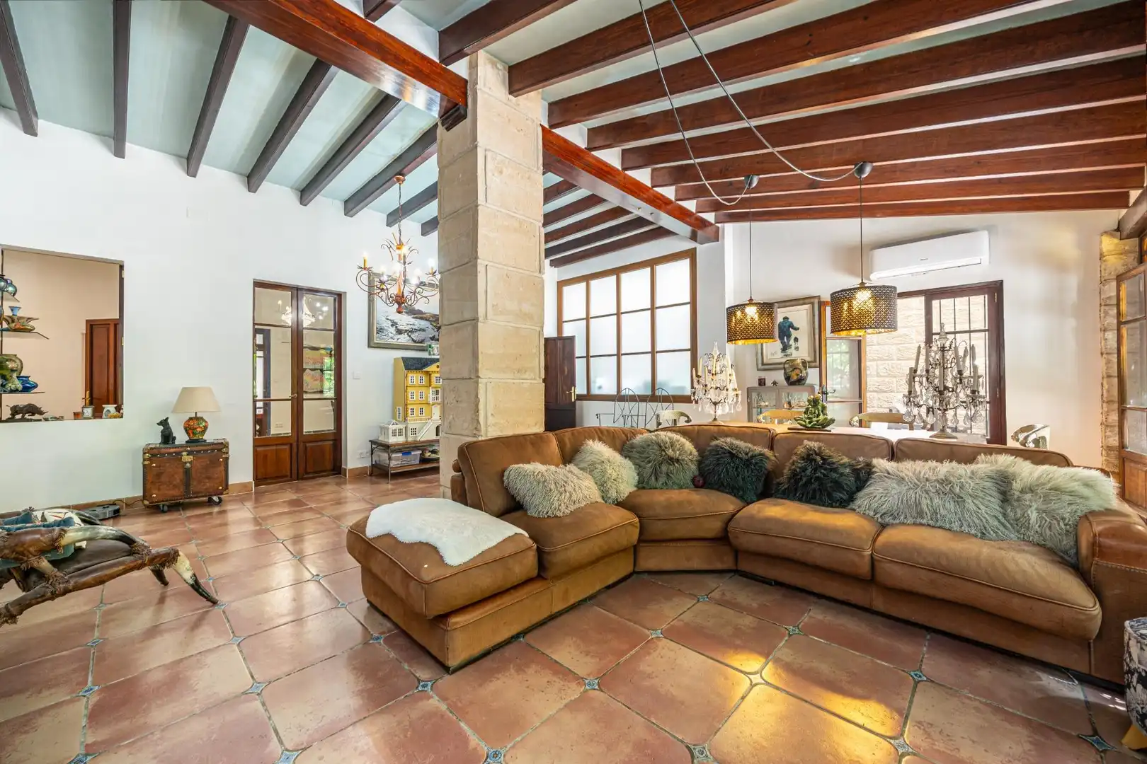 Sala d'estar de Planta baixa en venda en  Palma de Mallorca amb Aire condicionat, Calefacció i Jardí privat