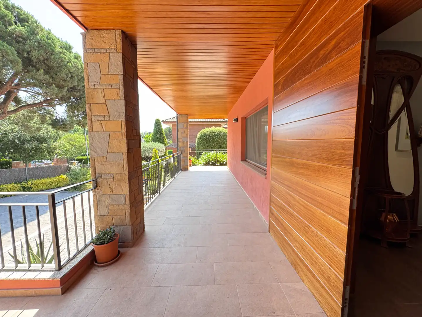 Terrassa de Casa o xalet en venda en Cardedeu amb Aire condicionat, Calefacció i Jardí privat