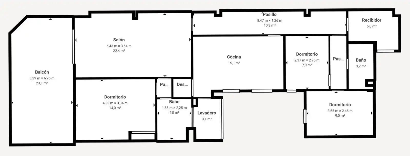 Penthouse with lift for sale in Camino DE RONDA, imagen 32